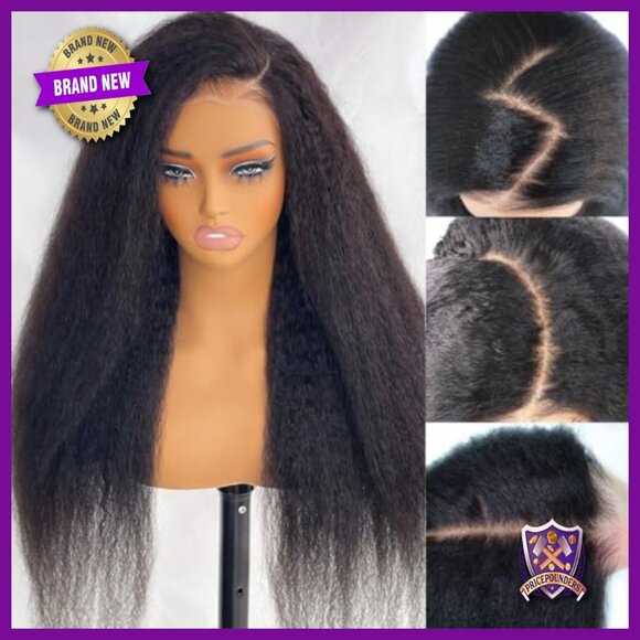13x6 HD Lace Front Wig 200% Density Human Hair Pre-Cut Pre-Plucked